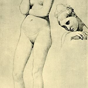 Studies for the figure of Stratonice, c1834-1840, (1943). Creator: Jean-Auguste-Dominique Ingres