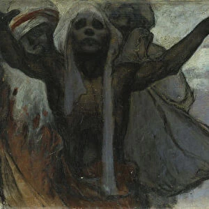 Study for the Slav Epic. Artist: Mucha, Alfons Marie (1860-1939)