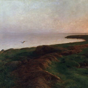 Sunset in a Lagoon, 1897. Artist: Hans Ole Brasen