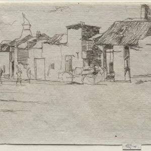 The Swan, Chelsea, c. 1870. Creator: James McNeill Whistler (American, 1834-1903)