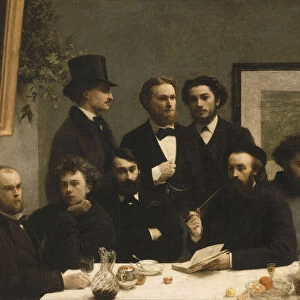By the Table, 1872. Artist: Fantin-Latour, Henri (1836-1904)