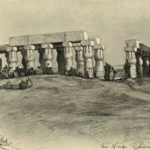 Temple ruins, Luxor, Egypt, 1898. Creator: Christian Wilhelm Allers