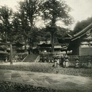 One of many Temples at Nikko, Japan, a Pilgrimage site of sacred Shrines, 1936
