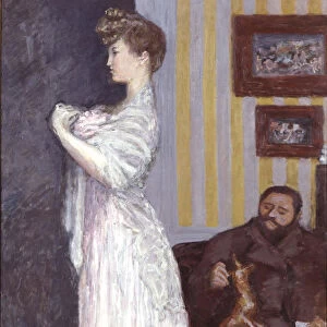Thadee Natanson and Misia. Artist: Bonnard, Pierre (1867-1947)