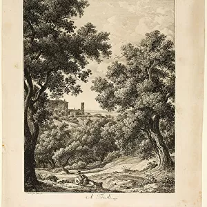 A Tivoli, from Malerisch Radierte Prospekte aus Italien, 1794. Creator: Johann Christian Reinhart