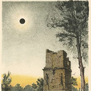 Total solar eclipse of 1860 observed from Tarragona, Spain, 1884