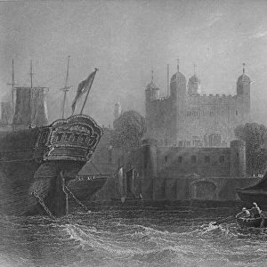 The Tower of London, 1859. Artist: James Tibbitts Willmore
