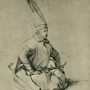 Turkish Janissary, 1479-1481, (1943). Creator: Gentile Bellini