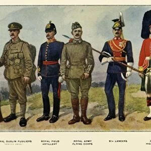 Types of the British Army, 1919. Creator: Richard Simkin