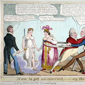 How to get un-married, ay, theres the rub!, 1820. Artist: JL Marks