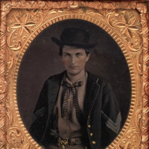 Union Sergent John Emery, 1861-65. Creator: Unknown