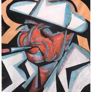 Untitled Print, c1930, a woman in a hat and coat Untitled Print, c1930, a woman in a hat and coat