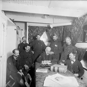 U.S.S. Maine, chief petty officers quarters, 1896. Creator: Unknown