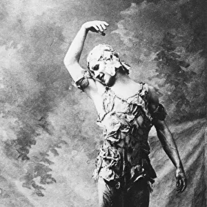 Vaslav Nijinsky, Russian ballet dancer, in Le Spectre de la Rose, Paris, 1911, (1930)