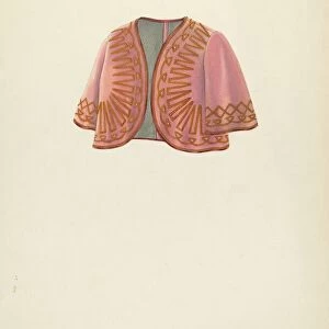 Velvet Bolero for Women, c. 1937. Creator: Syrena Swanson