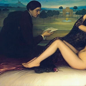 Venus of Poetry, 1913. Artist: Romero de Torres, Julio (1874-1930)