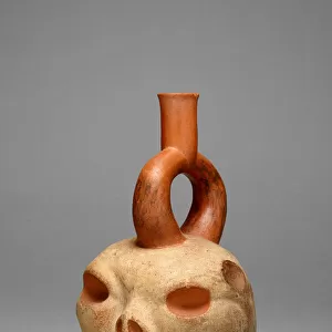 Vessel in the Form of a Human or Animal Skull, 100 B. C. / A. D. 500. Creator: Unknown