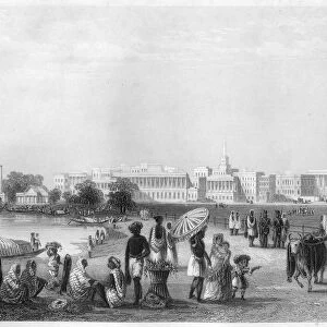 View of Calcutta from the Esplanade, c1860
