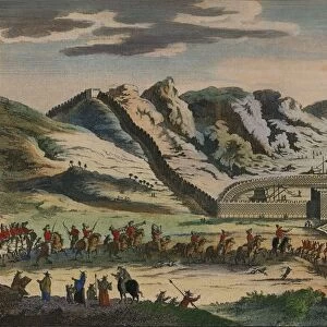 A View of the celebrated Great Wall of China, 1782