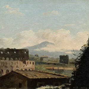 View of the Colosseum, Rome, late 18th / early 19th century. Artist: Pierre Henri de Valenciennes