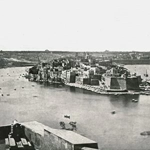 View of the harbour, Valletta, Malta, 1895. Creator: Unknown