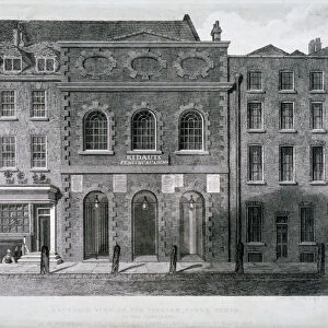 View of the Kings Theatre, Haymarket, London, 1789