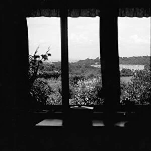 View out of a window, c1935. Creator: Kirk & Sons of Cowes