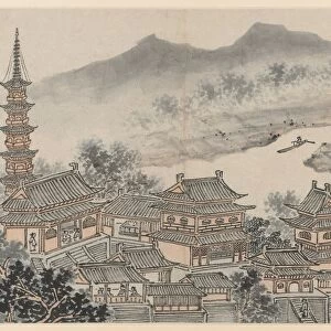 Twelve Views of Tiger Hill, Suzhou: The Thousand Buddha Hall and the Pagoda…, after 1490