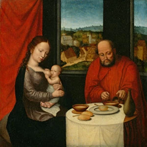 Virgin and Child with Saint Joseph, second half 16th century. Creator: Unknown