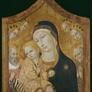 Virgin and Child with Saints Jerome, Bernardino of Siena, and Angels, 1450 / 60