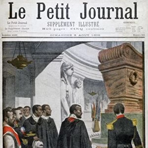 Visit of Ras Makonnen to Les Invalides in Paris, 1902