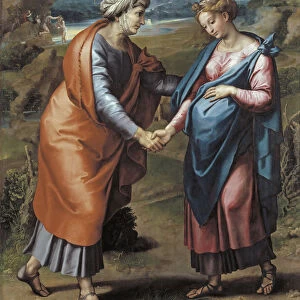 The Visitation, 1517. Artist: Raphael (1483-1520)