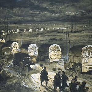 Voie Sacree (Sacred Way), Verdun, 1916