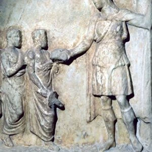 Votive relief for the goddess Artemis, 4th century BC