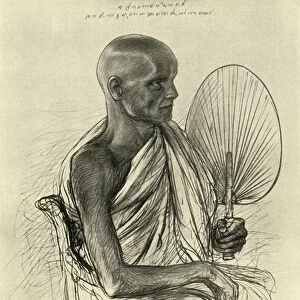 Watta Raka Anunayaka Farunansa, Buddhist head priest, Ceylon, 1898