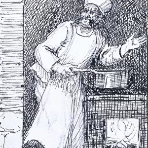 "Wessle, sugar baker". Vaxholm, 1874. Creator: Fritz von Dardel. "Wessle, sugar baker". Vaxholm, 1874. Creator: Fritz von Dardel