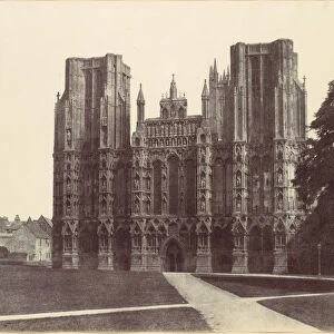 West Front, Wells, 1857. Creator: Alfred Capel-Cure