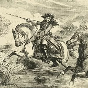William III. At the Battle of the Boyne, (1690), 1890. Creator: Unknown