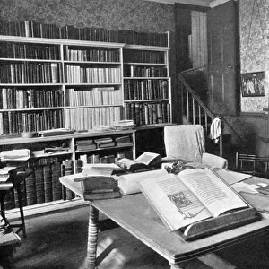 William Morriss study, Kelmscott Manor, Kelmscott, Oxfordshire, 1901