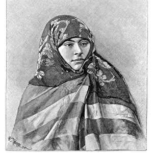 A woman of Brussa, Turkey, 1895. Artist: Henri Thiriat