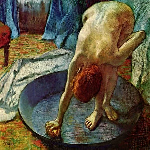 Woman in a Tub, 1886. Artist: Edgar Degas