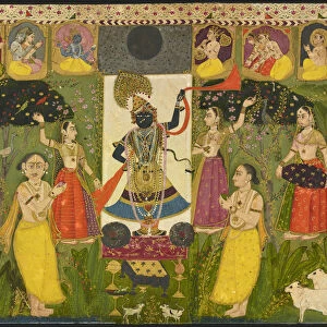 Worship of Shri Nathji, ca. 1700. Creator: Unknown