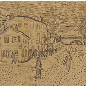 The Yellow House (The street), Letter to Theo from Arles, Saturday, 29 September 1888. Artist: Gogh, Vincent, van (1853-1890)