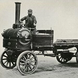 Yorskhire steam wagon, 1903, (1947). Creator: Unknown