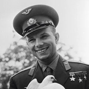 Yuri Gagarin, Russian cosmonaut, c1963-c1964
