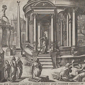 Zacharias Stepping out of the Temple, from the series Events in and around the Temple