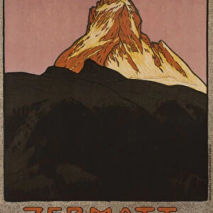 Zermatt, 1908. Artist: Cardinaux, Emil (1877-1936)