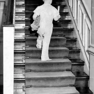 Christmas Eve 1938 Print - A Child Going to Bed Christmas Eve 1938 Print - A Child Going to Bed