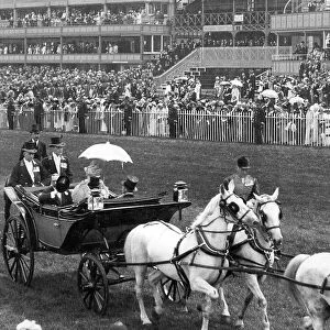 King George V and Queen Mary at Ascot 1924