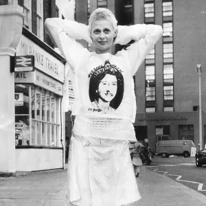 Vivienne Westwood at Swatch Shop Oxford Street April 1993